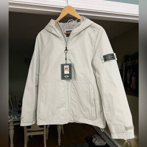 G.H. Bass & Co. Women's White Hooded Jacket
